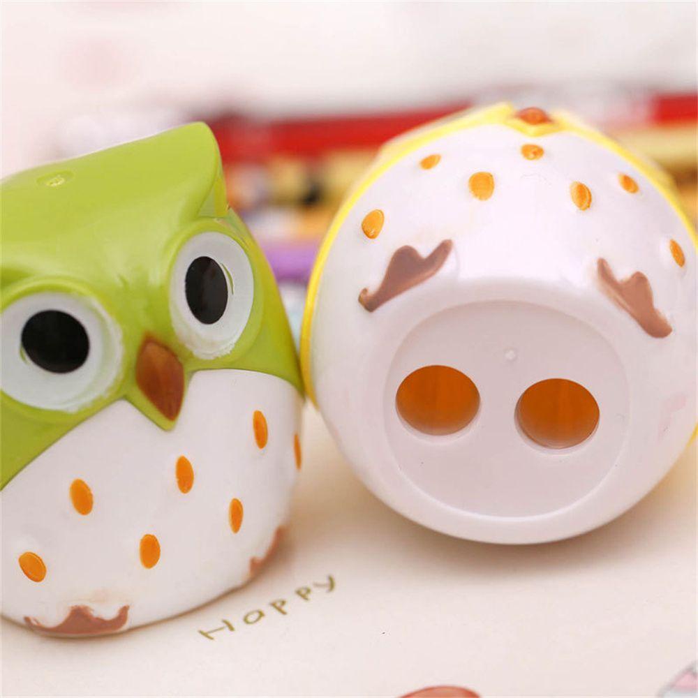 Pengasah Pensil Nanas Kantor Mahasiswa Kartun Lubang Dua