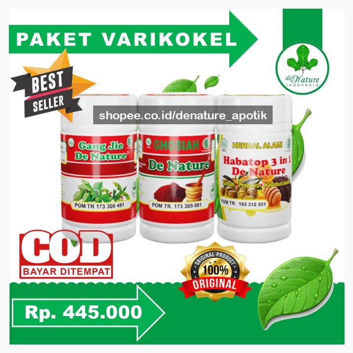 OBAT BUAH ZAKAR BENGKAK / BENJOLAN BUAH ZAKAR, VARIKOKEL - GONORE, KLAMIDIA, EPIDIDIMIS - DE NATURE