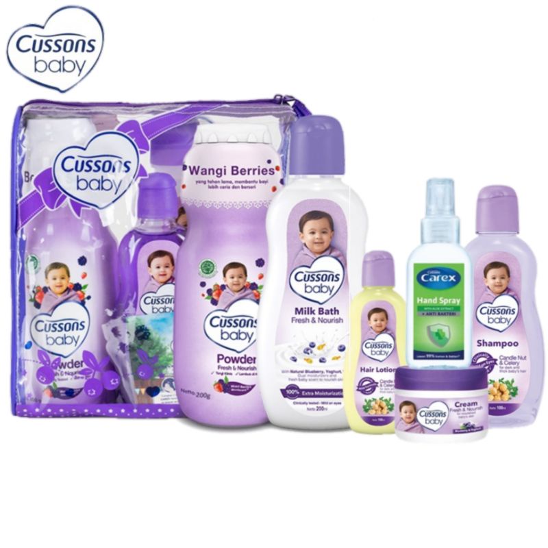 Cussons Baby Gift Set Kado Peralatan Mandi Bayi Newborn
