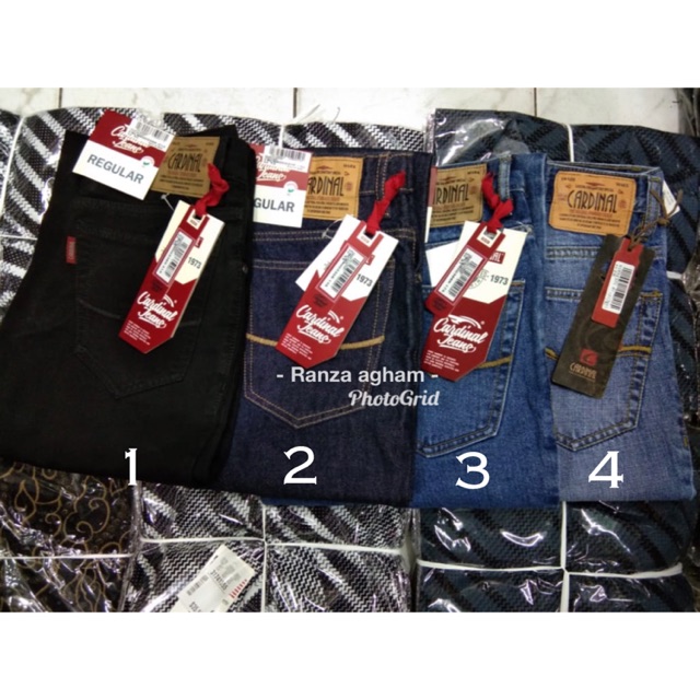  Celana Jeans Cardinal Reguler  Size 27 38 Shopee Indonesia