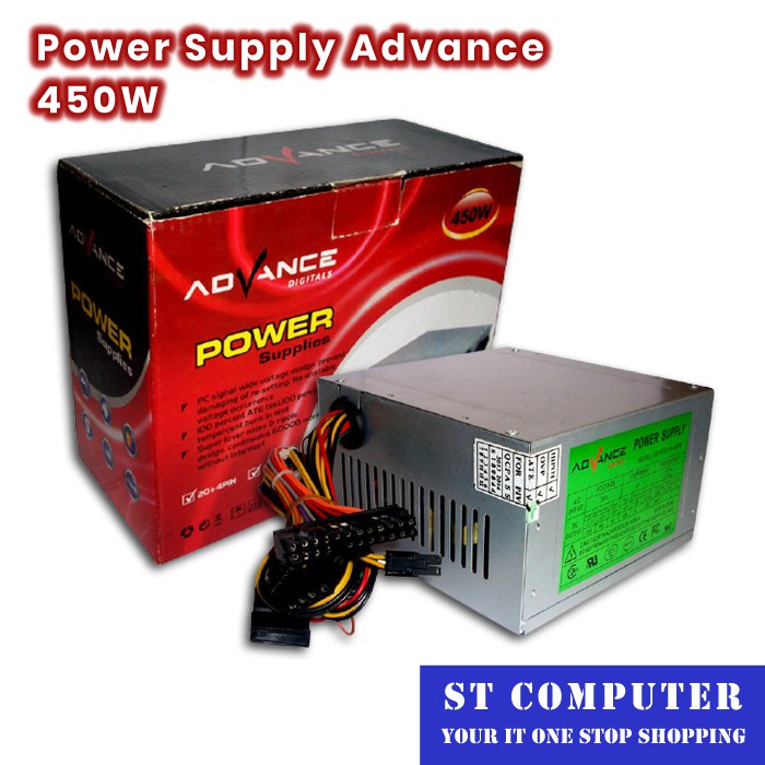 Jual Psu W Advance Pin Power Supply W Komponen Komputer Pc