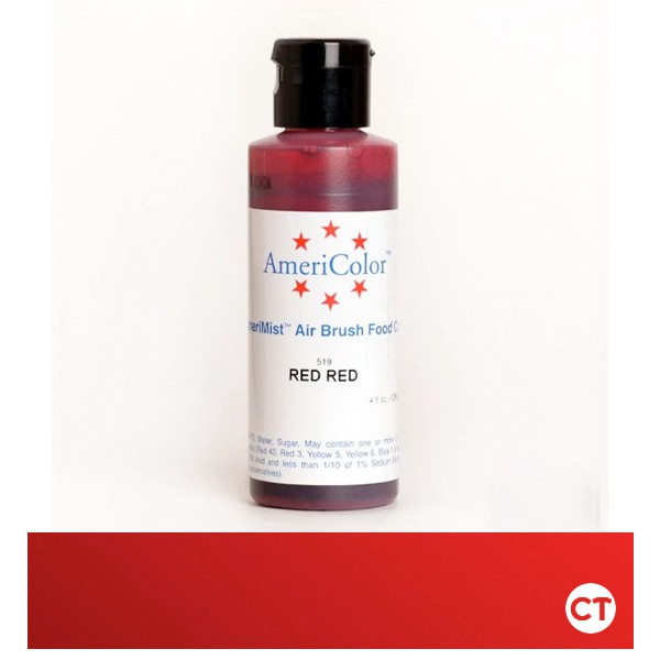 

Americolor Airbrush Food Color - Red Red 128gr