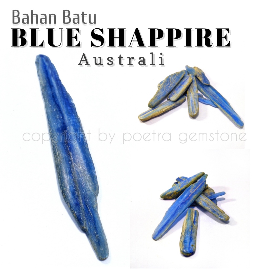 Shappire Rough Blue Unheated Untreated Australia Original