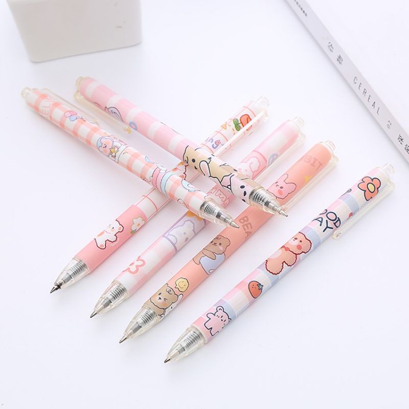 

Pulpen Mekanik Lucu Karakter Bear Aesthetic Gel Pen