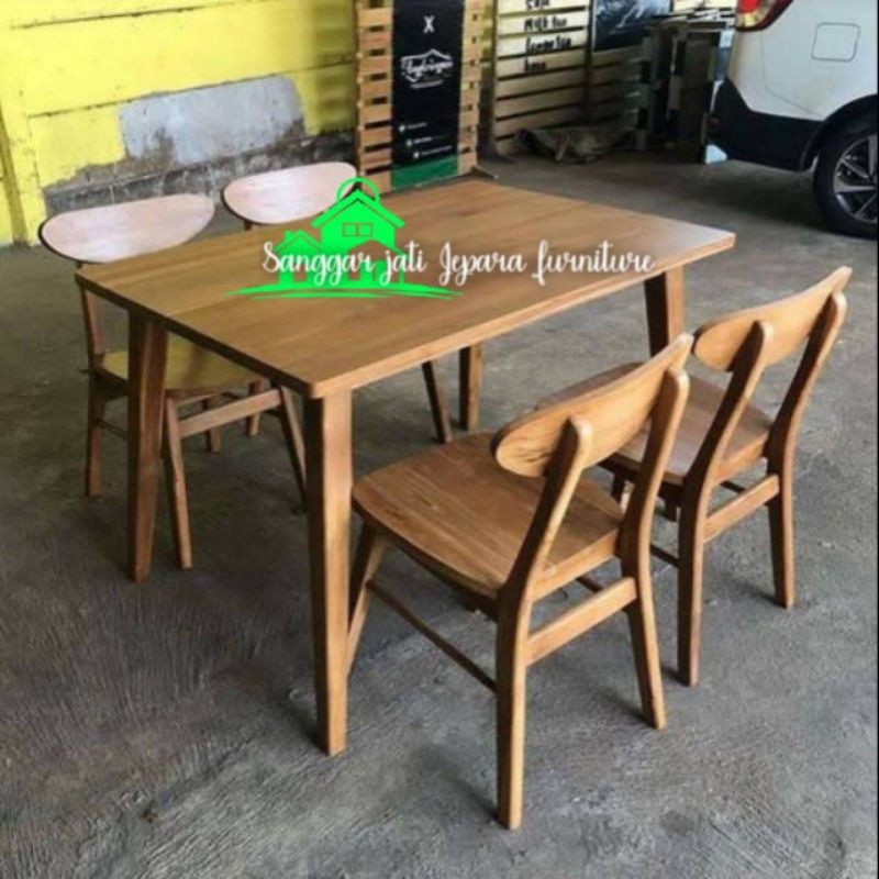 kursi meja makan jati -kursi makan cafe jepara