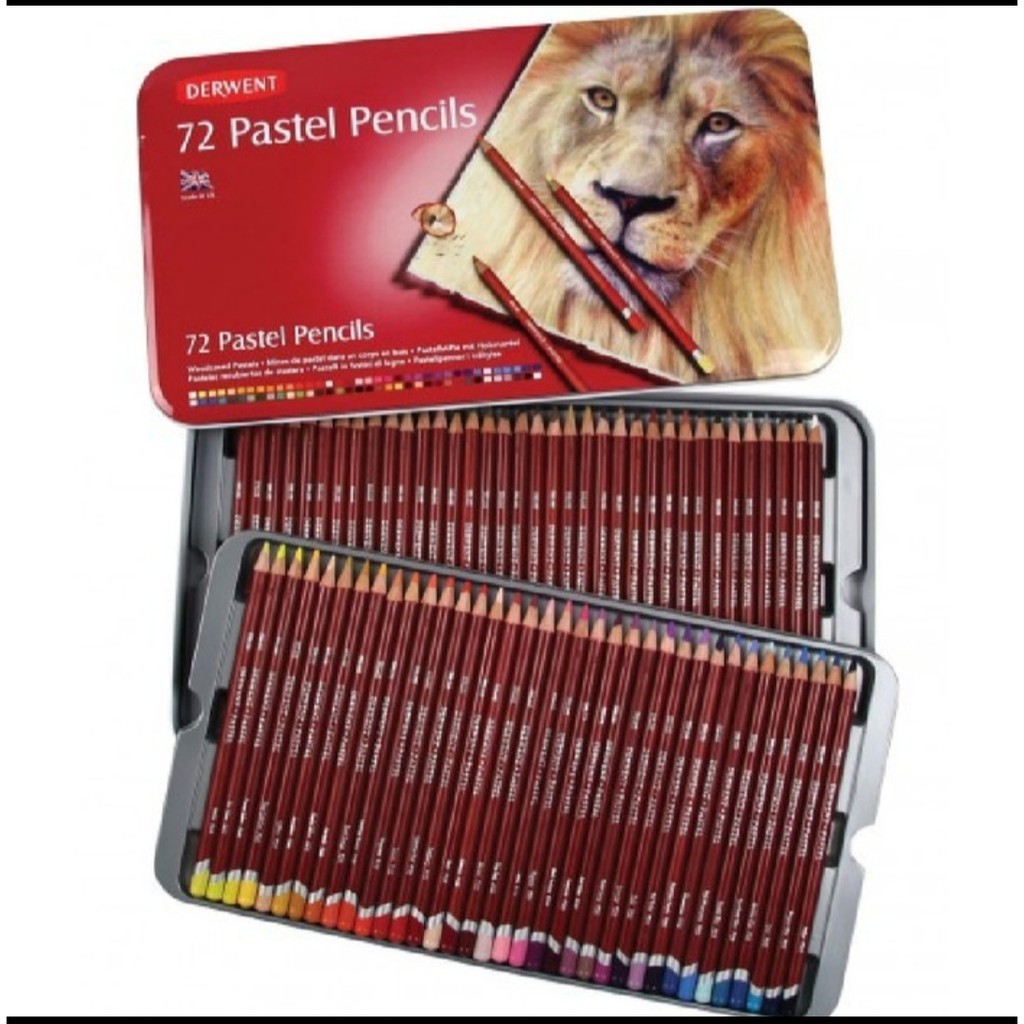 

derwent pastel pensil warna 72 warna pastel color made in uk pencil color