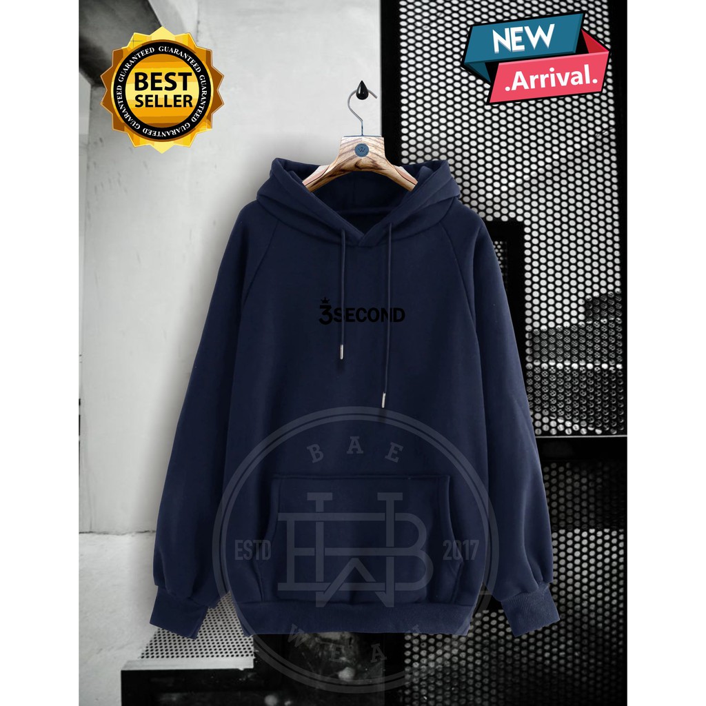 Sweater pria Hoodie Jumper Distro Keren Jaketsweater 3SECOND ORIGINAL Sweater&amp;Kardigan Polos ME2GX7 &quot;Hoodie