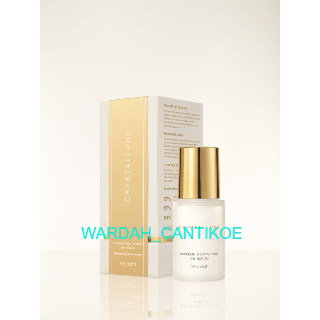 Wardah Crystallure Supreme Revitalizing Oil Serum WARDAH_CANTIKOE