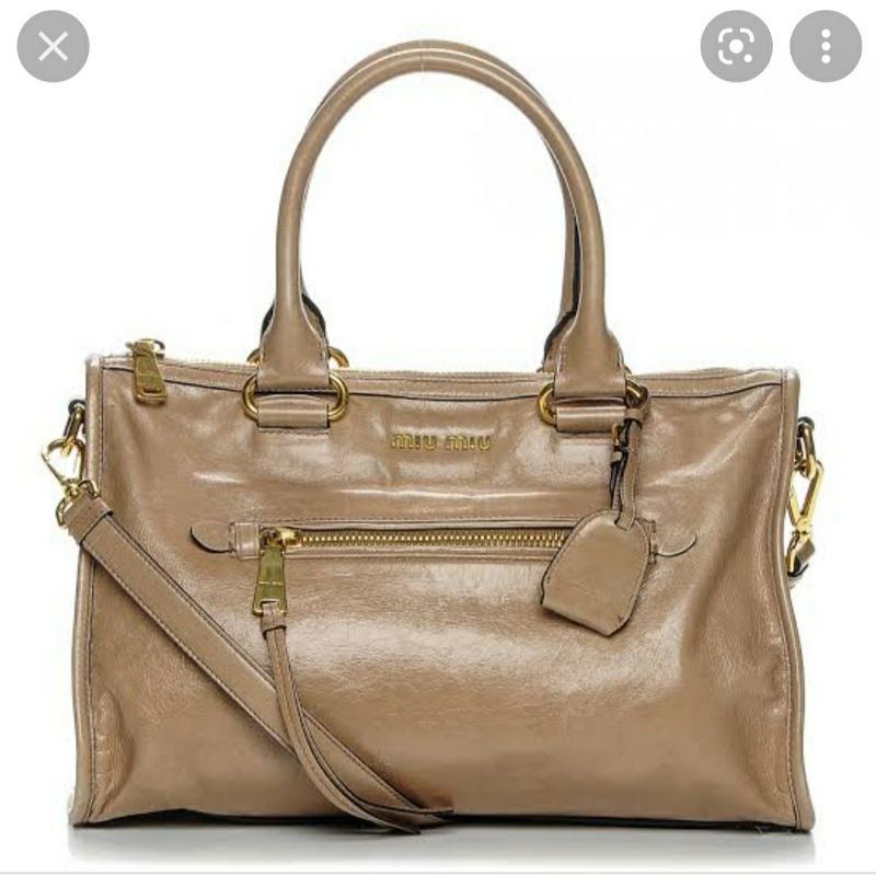 MIU MIU Vitello Shine authentic, preloved