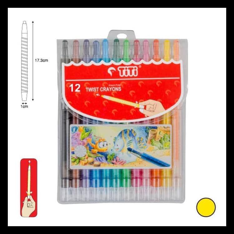 

COD CRAYON PUTAR TITI TI-CP-12T / 12 WARNA / COLORS KODE 216