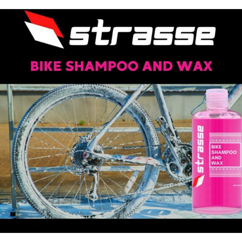 strasse bike shampoo and wax cairan pembersih sepeda mtb roadbike seli dan motor