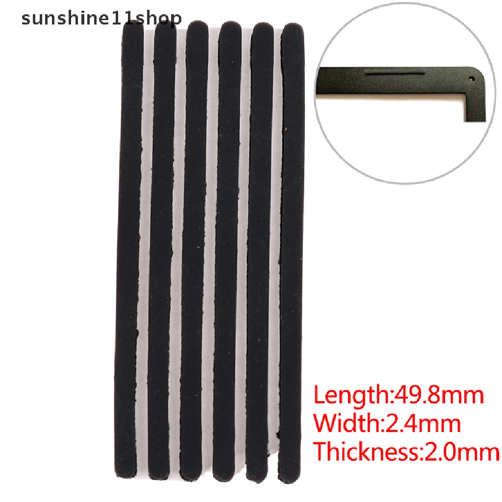 (SHO) 6pcs / lot Pad Karet Frame Layar Laptop Untuk Lenovo Dell HP ASUS