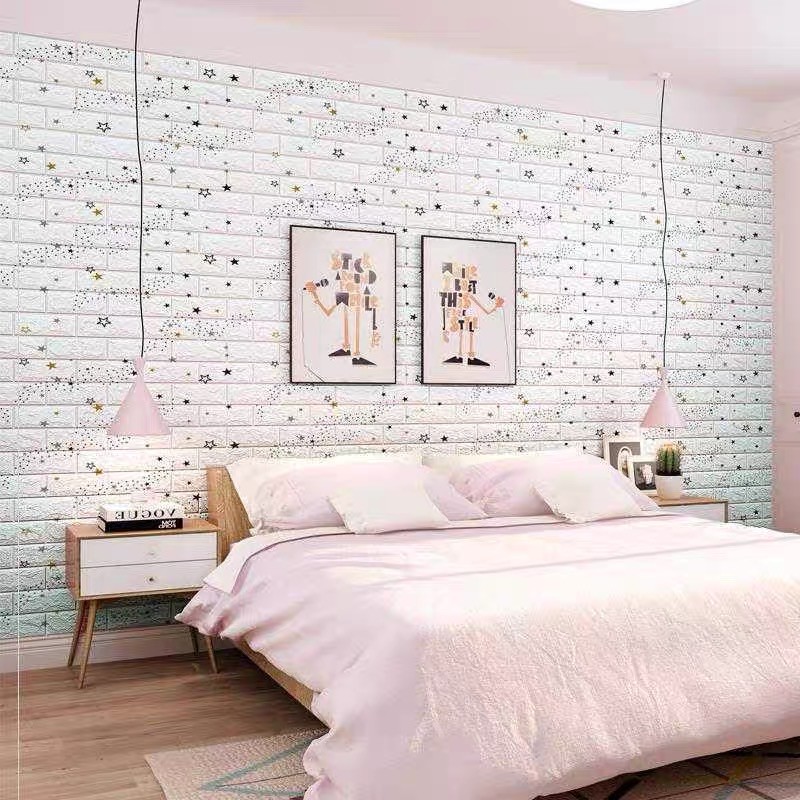 WALLPAPER DINDING 3D wallpaper dinding foam wallfoam 70x77cm high quality