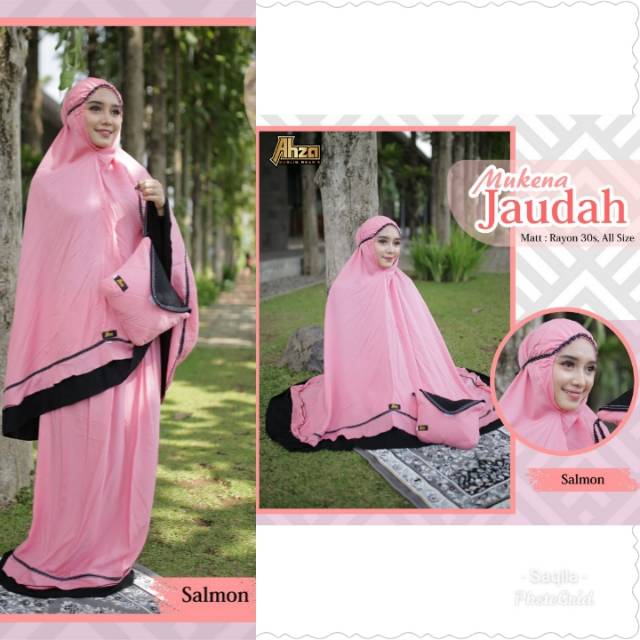 AHZA HEPPIN// Mukena jaudah Ahza