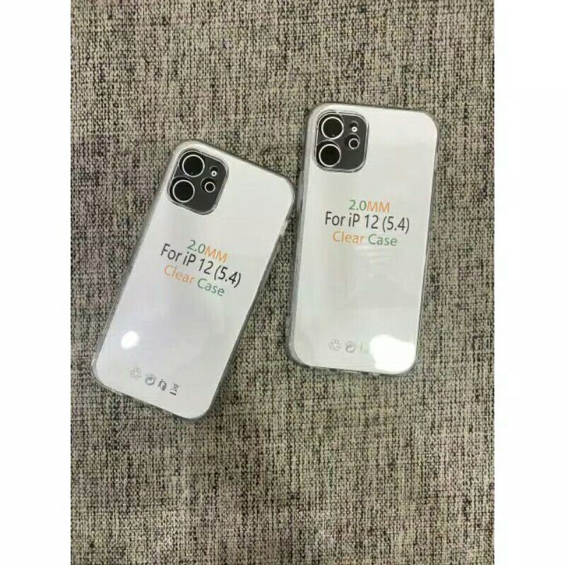 Iphone 12 12 Mini Clear Hd 2.0 Silikon Bening Transparan Bahan Tebal Anti Jamur