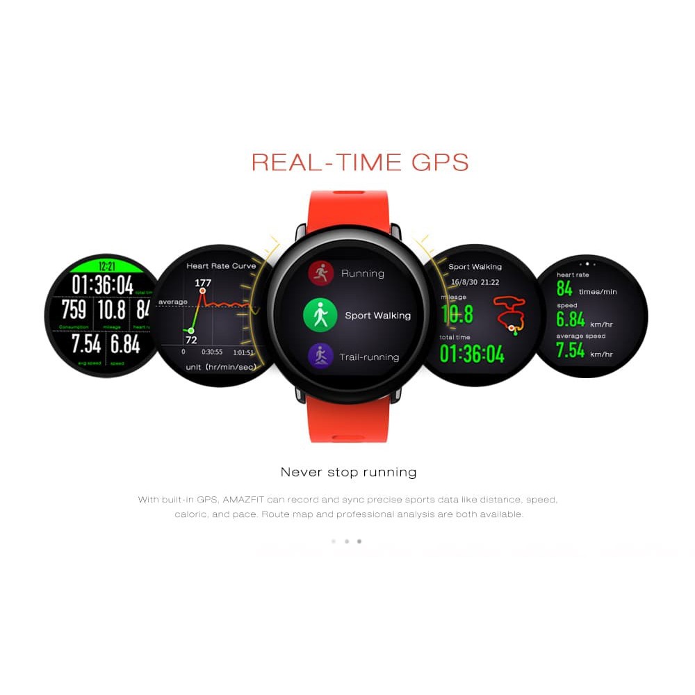 amazfit pace heart rate