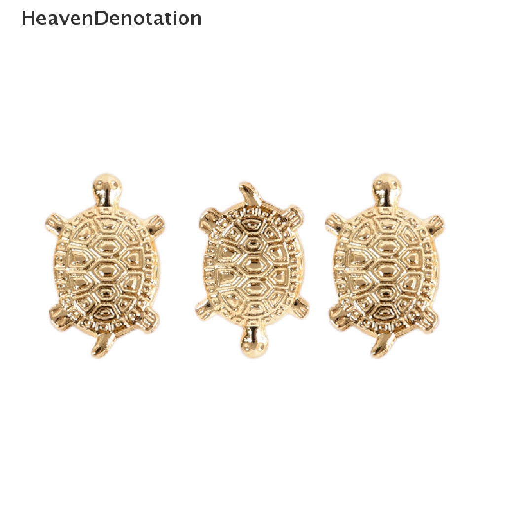 [HeavenDenotation] Feng Shui Golden Money Turtle Lucky Home Office Decoration Tabletop Ornament