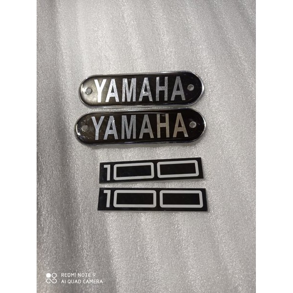TOP Limited logo emblem tangki tutup box aki yamaha l2g l2s