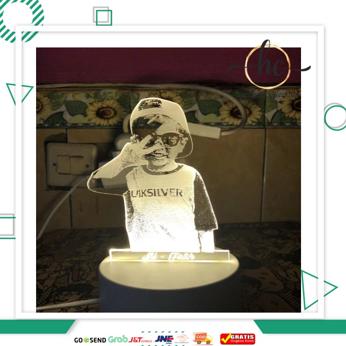 LAMPU HIAS | LAMPU TIDUR LED 3D CUSTOM | 171 VARIASI