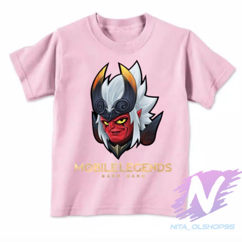 kaos anak baju anak mobile legends hero khufra skin legend