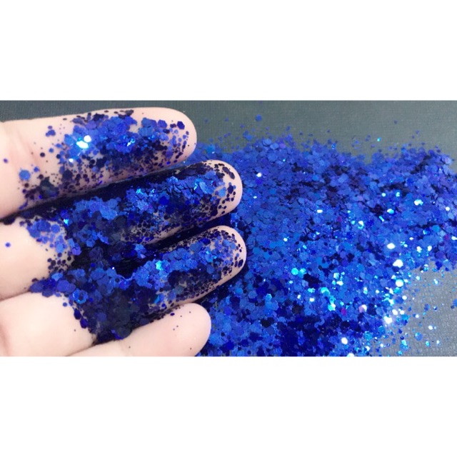 Glitter nail art hexagon glitter scrapbooking dekorasi resin make up