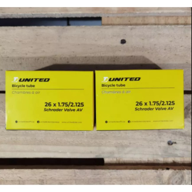 Ban Dalam Sepeda United 26 x 1.75-2.125 Schrader Valve AV 48MM HA Murah Termurah-1