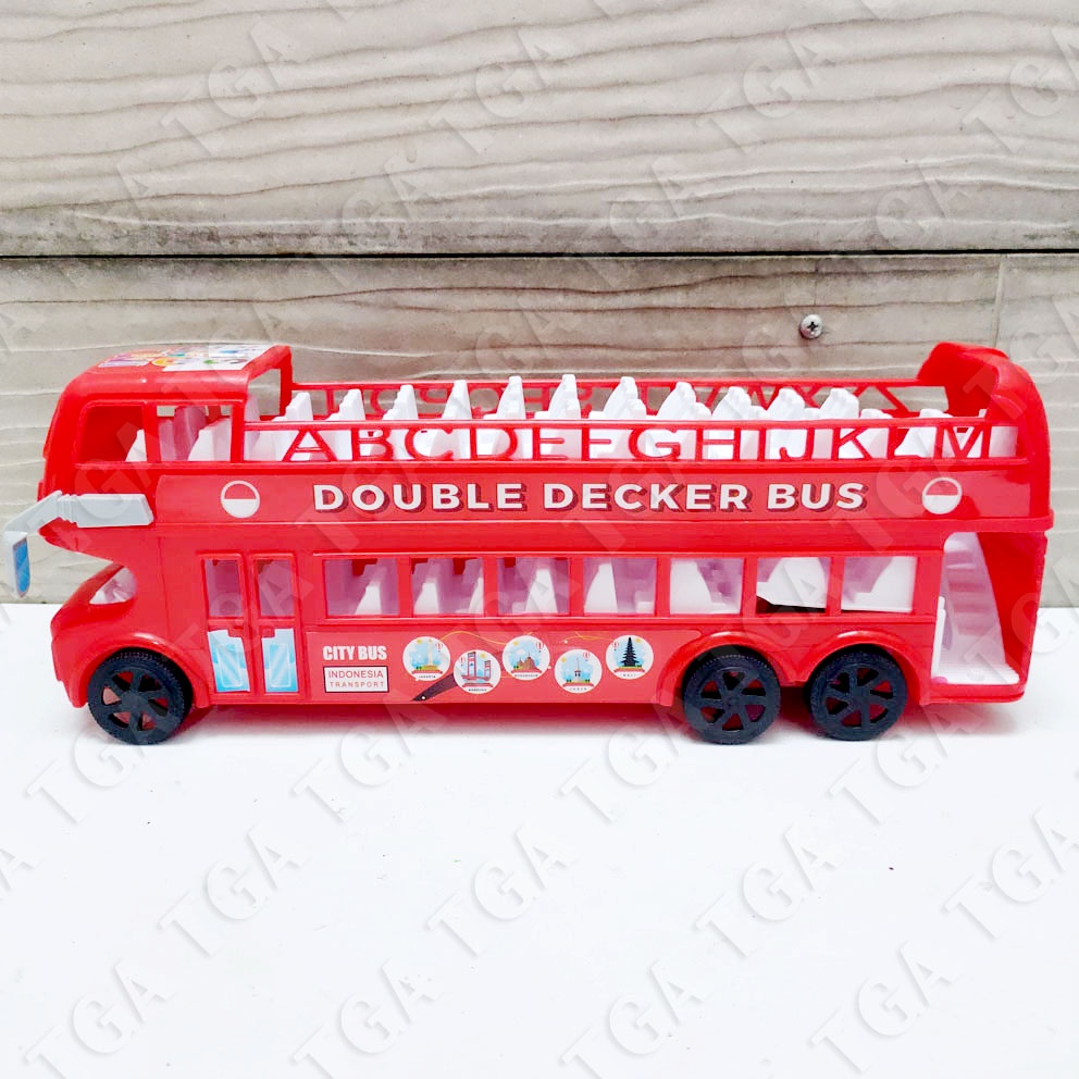 Double Decker Bus 5325 Mainan Bis Tingkat City Tour