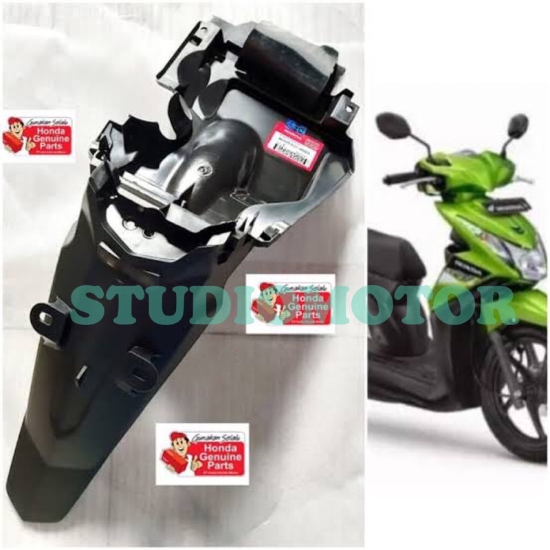 SPAKBOR BELAKANG Ekor REAR FENDER RR BEAT Fi / Beat fi ESP 2012 2013 2014 2016 8010B-K25-600 ORIGINAL AHM &amp; Merek WIN