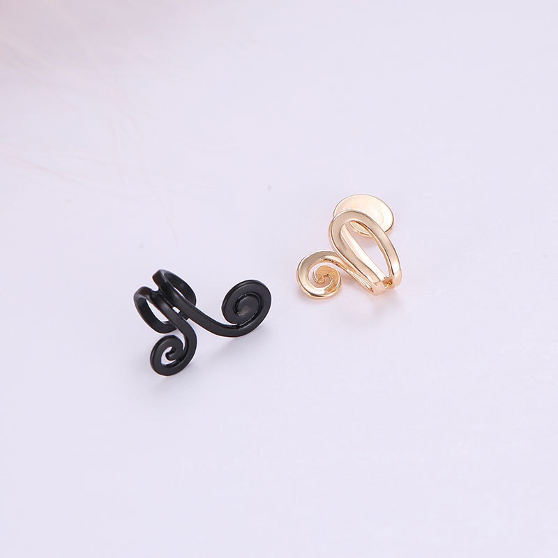 Anting Klip Telinga Bentuk Awan Bahan Alloy Untuk Wanita