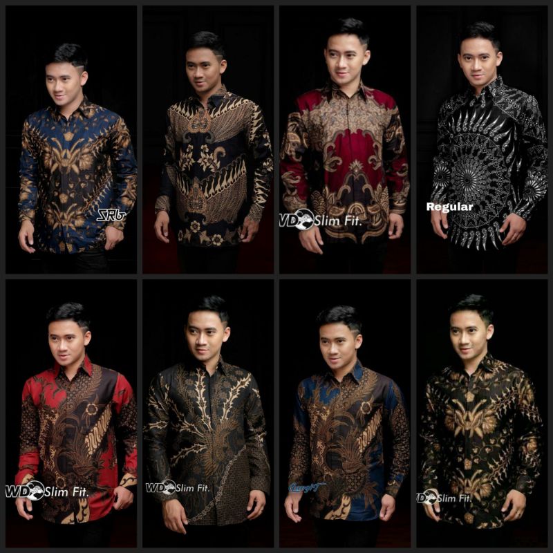 kemeja batik paling di cari kemeja batik pekalongan Azmil M L XL XXL