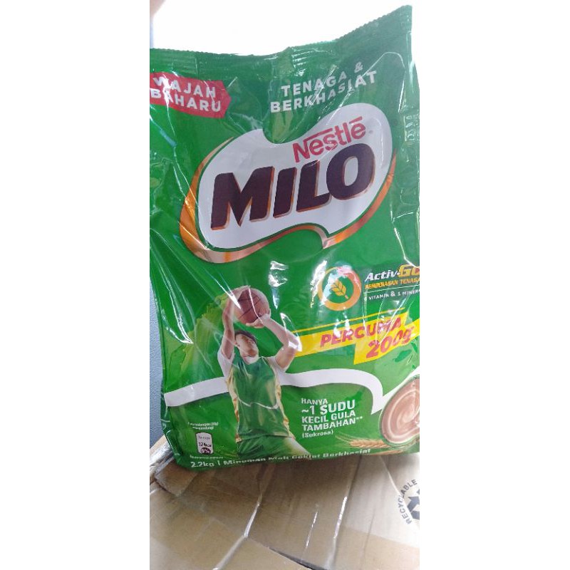 Milo original Malaysia 2,2 kg