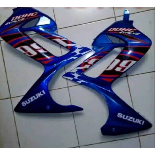 Cover sayap depan satria fu 2007 2014 biru