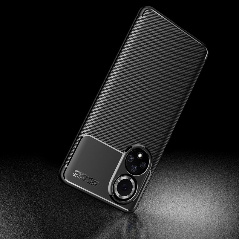 Soft Case Silikon Tekstur Carbon Fiber Shockproof Cover Huawei Nova 9 9 Pro 9