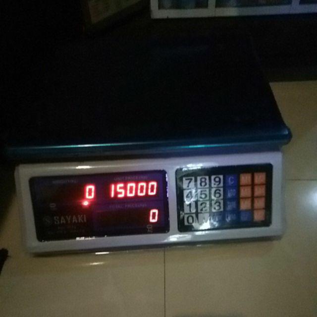 Timbangan Digital Loundry Sayur Buah & Sembako