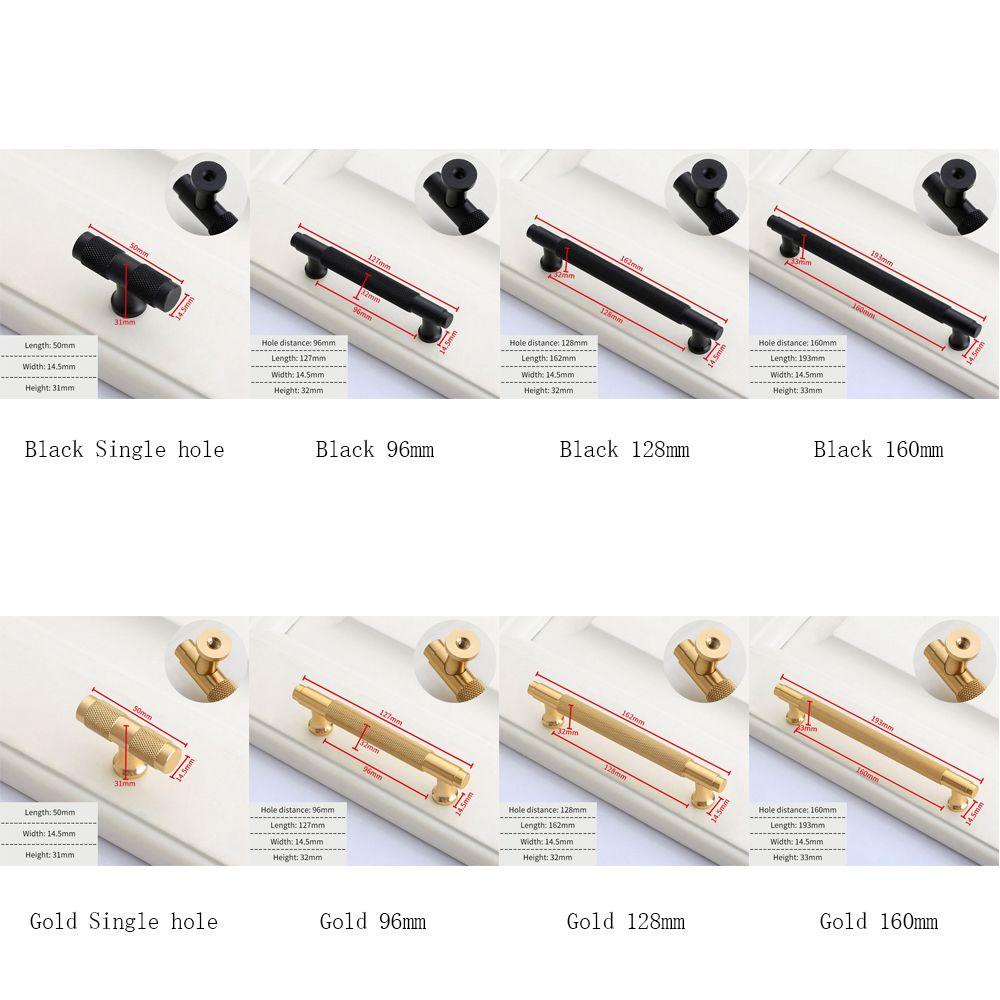 Nickolas1 Tarikan Pintu Gold Black Tarikan Lemari Handle Hardware Furniture Pintu Laci Lemari Handle