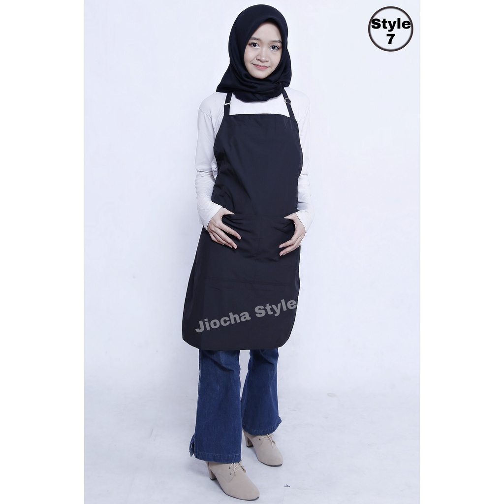 CELEMEK MASAK APRON MASAK APRON BARISTA APRON BABERSOP