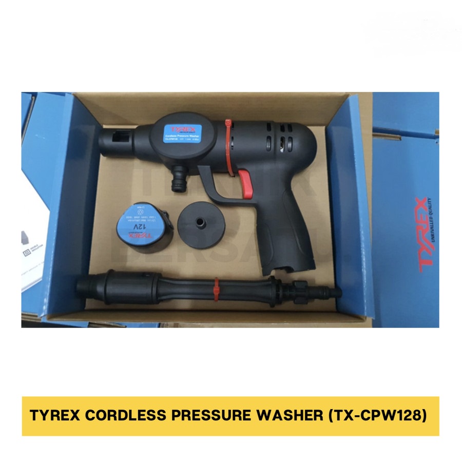 Cordless Jet Cleaner Alat Cuci Motor Mobil Steam AC Baterai Tyrex