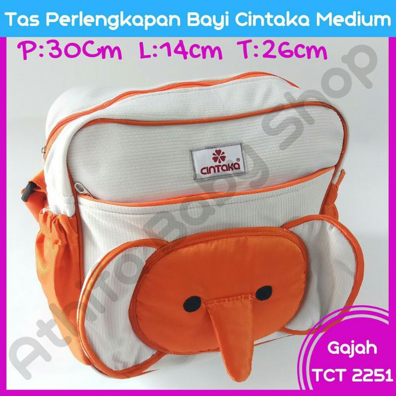 Tas bayi medium baby scots / Tas baby cintaka / Baby diaper bag / Tas perlengkapan bayi