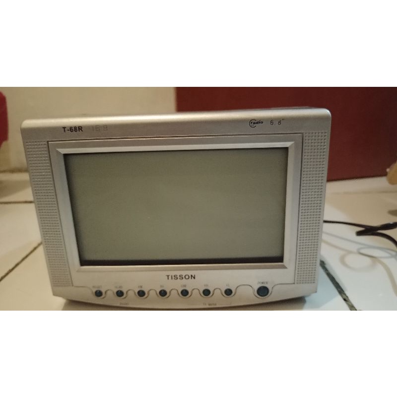 TV Mini TV Kecil Hitam Putih 9 Inch