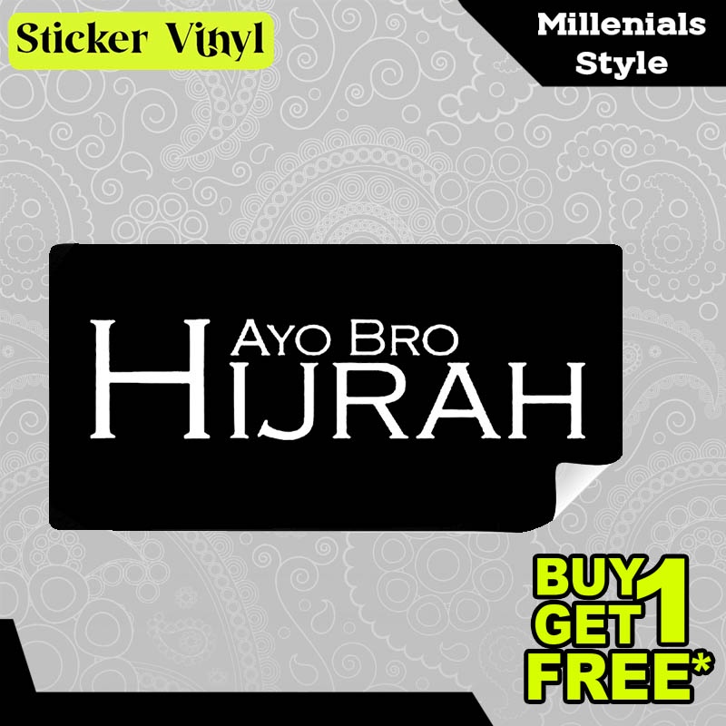 

Stiker Sticker Ayo Bro Hijrah Gambar Unik Desain Keren dan Kekinian Aesthetic Bahan Vinyl Satuan Anti Air