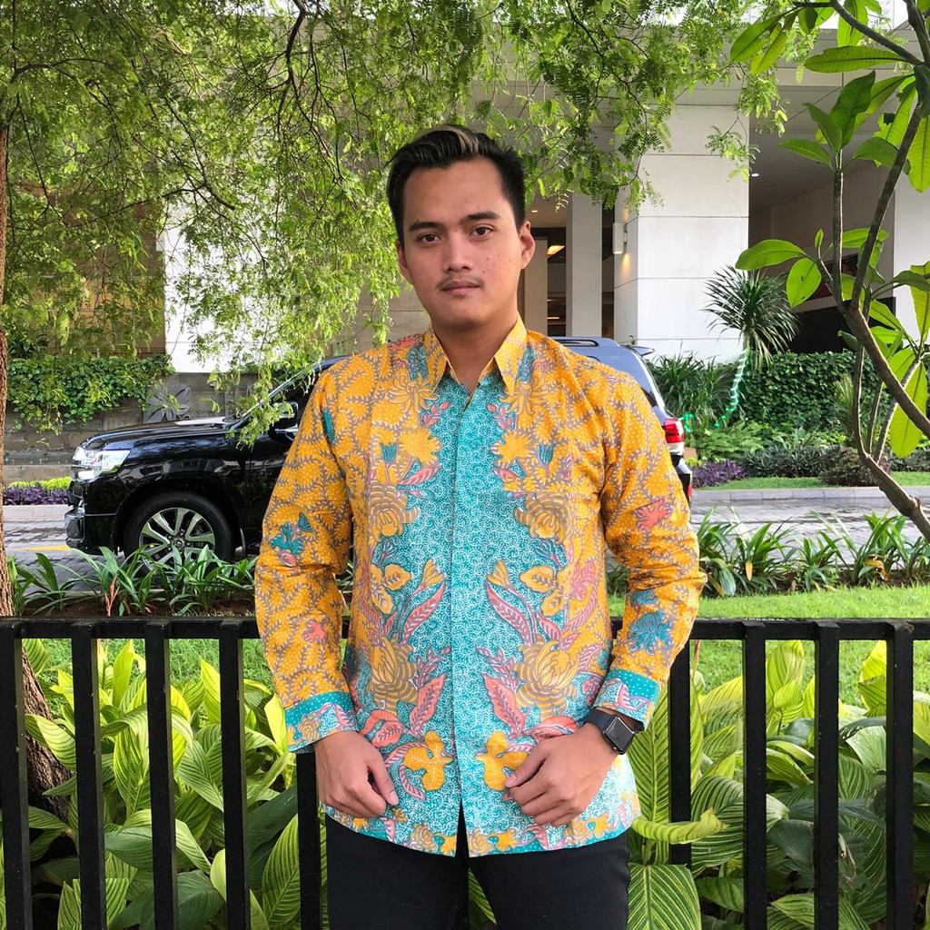 KEMEJA BATIK LAPIS FURING LENGAN PANJANG EXCLUSIVE ATASAN BATIK PRIA USMAN M L XL XXL