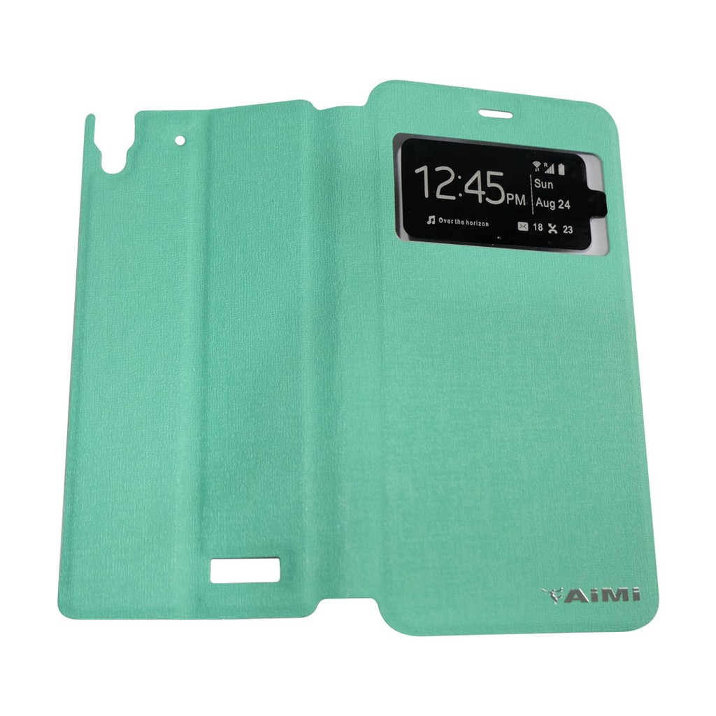 AIMI Ume Sarung Oppo R7 / Flip Cover / Leather Case / Flipshell