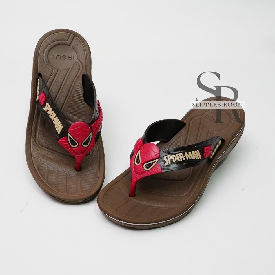 ⚡️Stok terbaru⚡️ Sandal Jepit Anak Laki-laki Karakter Spiderman/ Sandal Jepit Cowok Superhero/ Sanda