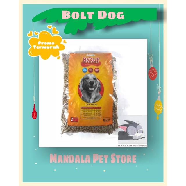 Bolt Dog Food Murah / MAKANAN ANJING BOLT