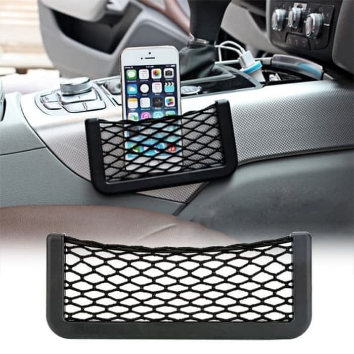 Car Net Organizer Pockets Bag Kantong Jaring Mobil Penyimpanan barang-G360