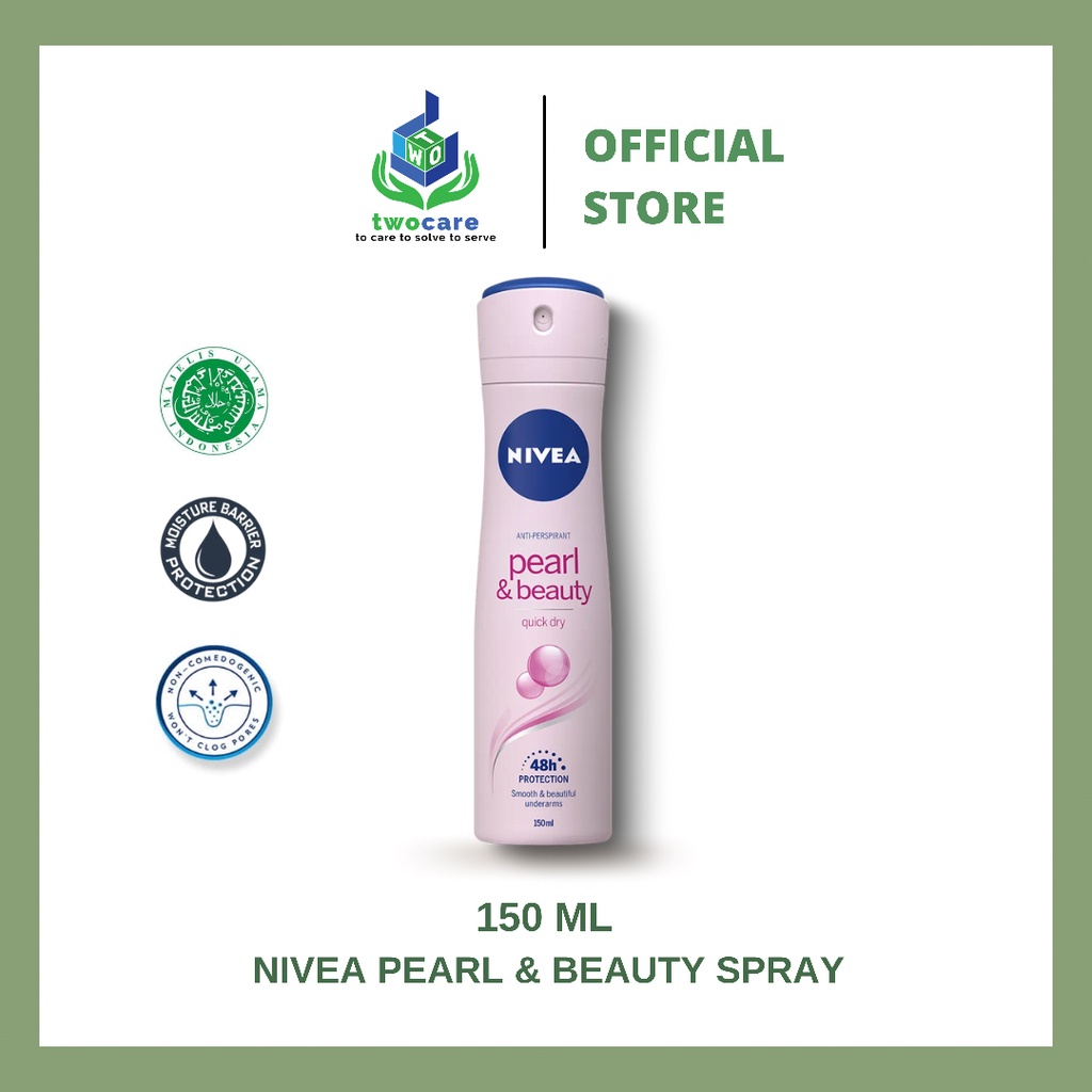 NIVEA Personal Care Deodorant Pearl &amp; Beauty Spray 150ml Deodoran