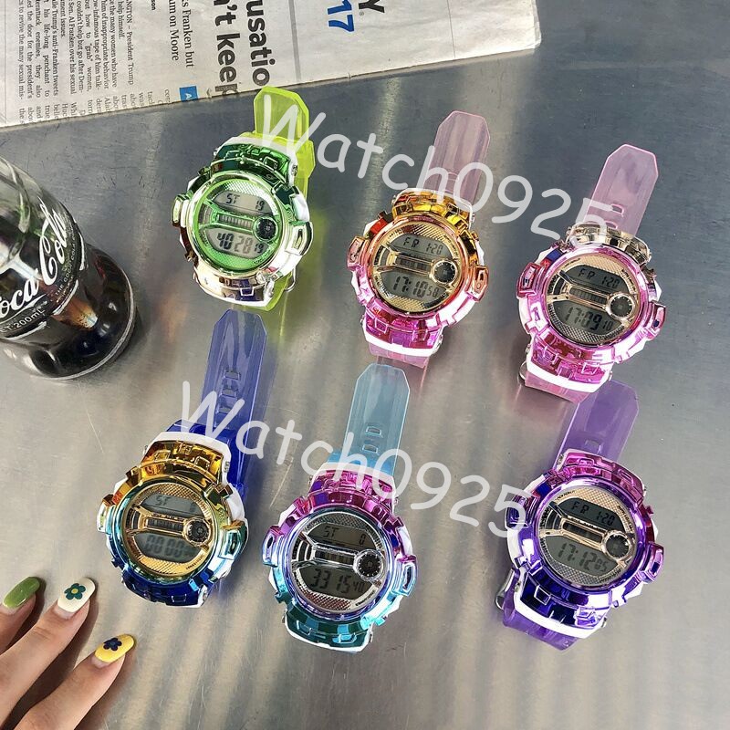 JAM TANGAN KOREA UNICORN MENONTON GADIS SISWA SEKOLAH MENENGAH LUCU JAM TANGAN WANITA ANTI AIR  M74