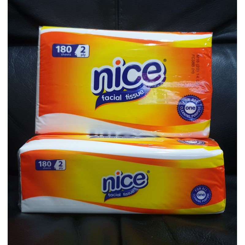 TISSUE NICE 180 FACIAL TISU NICE 2 PLY