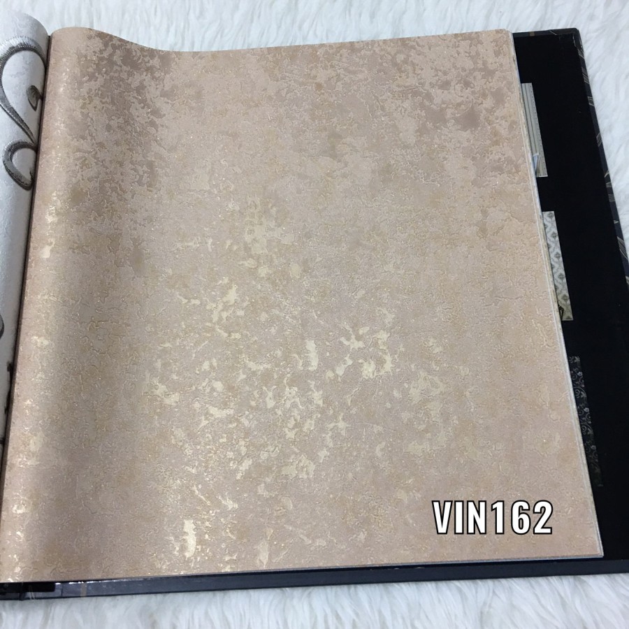 WALLPAPER DINDING MOTIF POLOS COKLAT BIRU HIJAU MINIMALIS VINCENZO