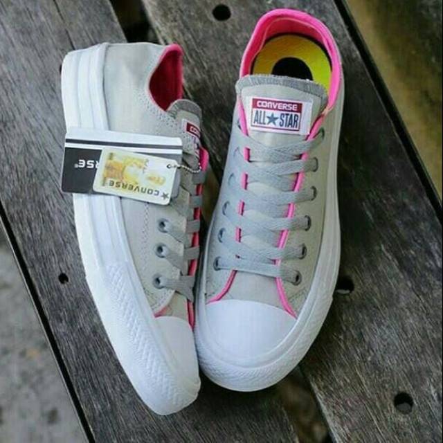Sepatu Converse Abu Pink / Converse Murah
